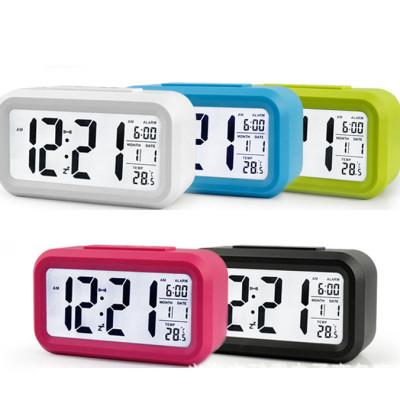 Đồng hồ báo thức điện tử thông minh để bàn mini DH89 - Shop Gold
