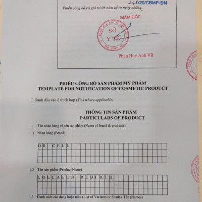 Kem Đêm Collagen Rebirth DR CELL 30g