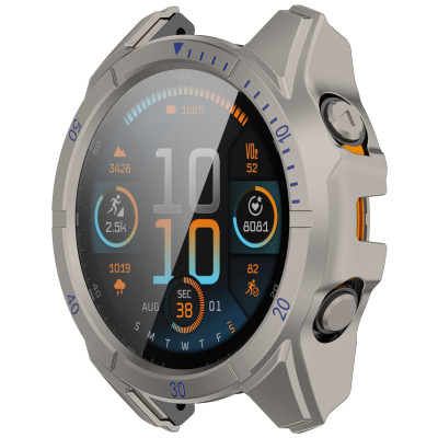 Ốp Case PC Mặt Kính Cường Lực chống va đập cho Garmin Fenix 8 AMOLED / SOLAR Size 43mm/47mm/51mm - Hàng Chính Hãng