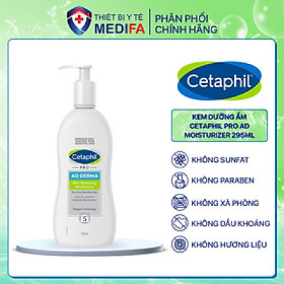 Kem dưỡng ẩm cho viêm da cơ địa Cetaphil Pro AD Moisturizer 295ml