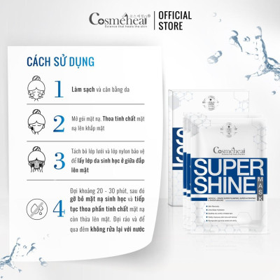 Mặt nạ sinh học COSMEHEAL SuperShine mask (30g x 5)