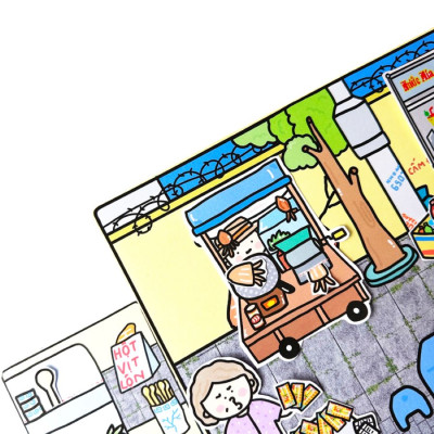 Bộ Tranh Tương Tác Cô Tiên Xanh - Vỉa Hè Thu Nhỏ