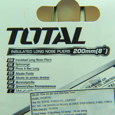 KÌM CẮT CÁCH ĐIỆN CẮT MỎ NHỌN TOTAL THTIP381 - HÀNG CHÍNH HÃNG
