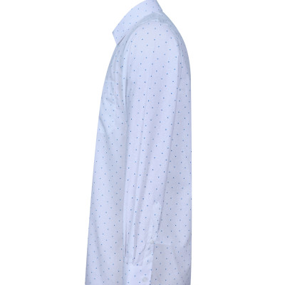 Áo sơ mi nam tay dài form suông Khatoco A1MD498T1-CNIN404-2508-D