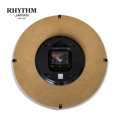 Đồng hồ Rhythm CMG130NR06 Kt 30 x 4.8cm, 880g Vỏ gỗ. Dùng Pin.