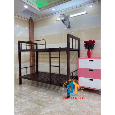 Giường sắt hai tầng hộp 48 cao cấp nhiều kích thước