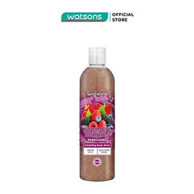 Sữa Tắm Tẩy Tế Bào Chết Watsons Hương Dâu Rừng 410g