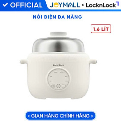 Nồi Điện Đa Năng LocknLock Digital Multipot EJP186IVY 1.6L 500W, Hàng Chính Hãng, Xửng Hấp - JoyMall