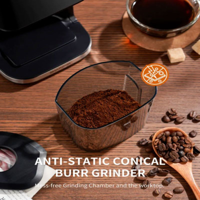 Máy xay hạt cà phê Espresso cao cấp Shardor BD-CG018  Tích hợp 51 chế độ xay hạt cà phê- hàng chính hãng