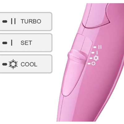 Máy sấy tóc Panasonic EH-ND57-P645 (Màu Hồng) – Công Suất 1500W - Hàng chính hãng - Bảo hành chính hãng 12 tháng, Chất lượng Nhật Bản