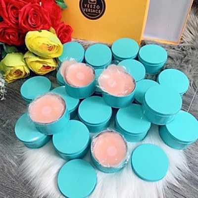 Hộp 10 miếng dán ngực Silicon dùng nhiều lần -  Hộp xanh - DNHX