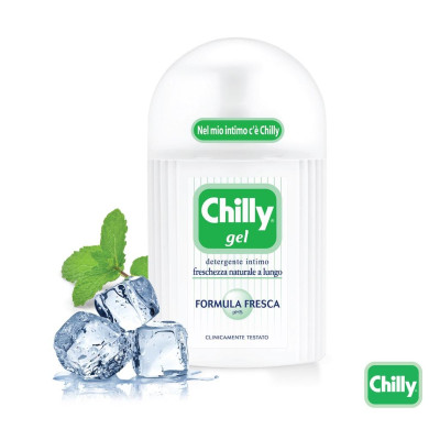 Dung dịch vệ sinh phụ nữ Chilly Gel - Se se lạnh, bùng tươi mát - số 1 tại Italy - (200ml/chai)