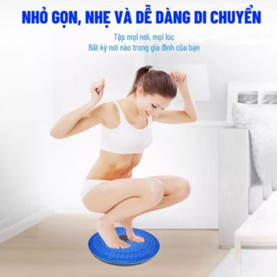 BÀN XOAY TẬP EO THON GỌN TẠI NHÀ THUẬN TIỆN CHO MỌI NGƯỜI MẪU MỚI CHẤT LƯỢNG 