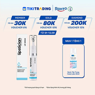 Serum dưỡng hồng môi và căng mọng Lipstician Lip Serum Youth Booster 9g
