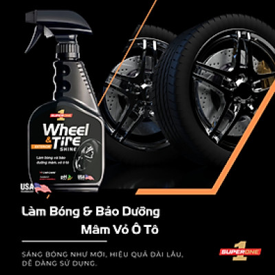 Dung Dịch Làm Bóng Mâm Và Vỏ Ô Tô SUPERONE  Wheel and Tire Shine - EXTERIOR SOUTHWALL A205