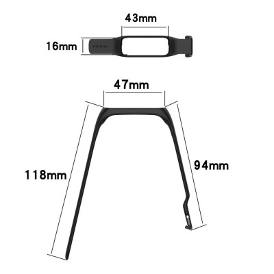 Dây Cao Su Thay Thế cho Samsung Galaxy Fit 2 (SM-R220)- Hàng Nhập Khẩu