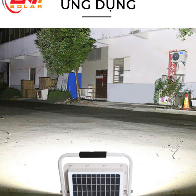 Đèn Xách Tay Năng Lượng Mặt Trời 200W CHÍNH HÃNG LK Solar SFL-77200 Có Cổng USB, Dễ dàng di chuyển, thích hợp cho các hoạt động ngoài trời, dã ngoại, du lịch