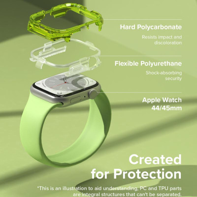Ốp dành cho Apple Watch 9/8/7 45mm RINGKE Fusion Bumper - Hàng Chính Hãng