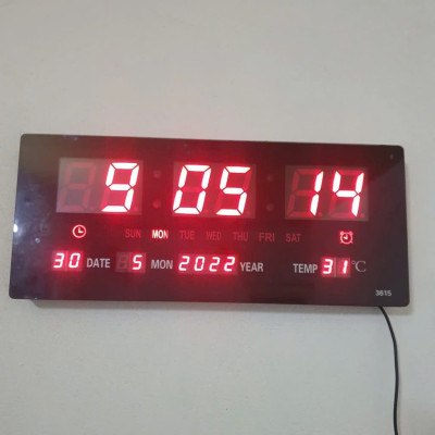 Đồng Hồ Vạn Niên LED Kỹ Thuật Số Đa Chức Năng - Mẫu Treo Tường Cao Cấp Cho Mọi Không Gian