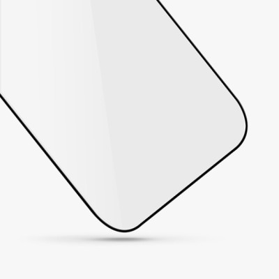 Kính Cường Lực Trong Suốt UNIQ OPTIX Vivid Clear Dành Cho iPhone 14 PRO MAX / 14 PRO / 14 PLUS / 14 / 13 Series, Viền Đen - Hàng Chính Hãng