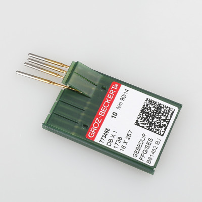 [HÀNG CHÍNH HÃNG] KIM VÀNG CHỊU NHIỆT DBx1 SỬ DỤNG CHO MÁY MAY 1 KIM CÔNG NGHIỆP GROZ-BECKERT VĨ 10 CÂY