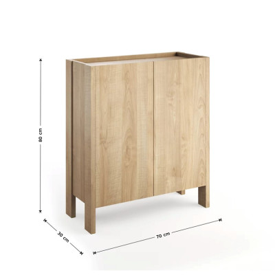 Tủ giày gỗ MDF CTTG1 Tundo 70 x 30 x 80 cm