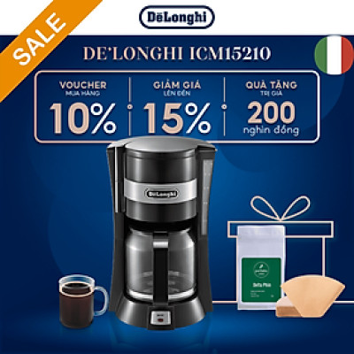 [Hàng chính hãng] Máy pha cà phê Drip DeLonghi ICM15210.1