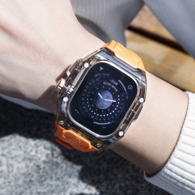 Ốp Case tích hợp dây đeo Lamborghini Style cho Apple Watch Ultra 1/2 49mm - Hàng Chính Hãng