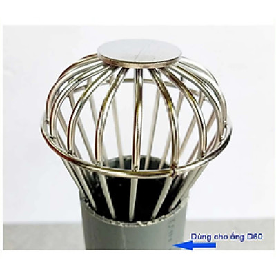 Cầu lưới KG57 chắn rác lá cây sân thượng inox304 đúc dày cao cấp, thoát nước mưa nhanh ống 60,90,114mm - Hàng chính hãng