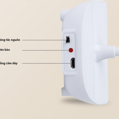 Đèn Bàn Học USB Di Động Cao Cấp Kẹp Bàn – Bảo Vệ Mắt Chống Cận KitAcoom Hàng Chính Hãng Cao Cấp, Không Bao Gồm Củ Sạc