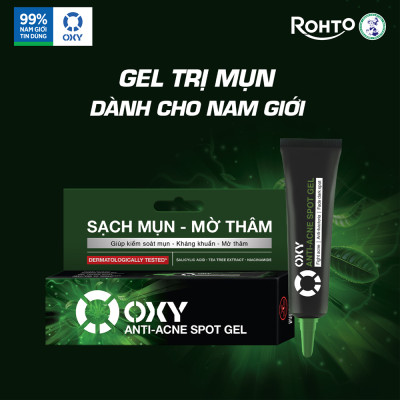 Gel chấm mụn, mờ thâm Oxy Anti-Acne Spot Gel 10g