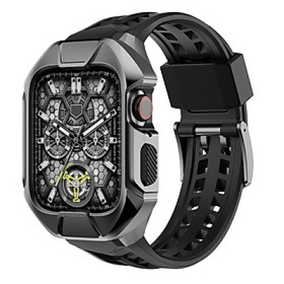 Ốp Case tích hợp dây đeo Steel Armor cho Apple Watch Series 4/5/6/SE/7/8/9/SE1,2 Size 44mm/45mm - Hàng Chính Hãng