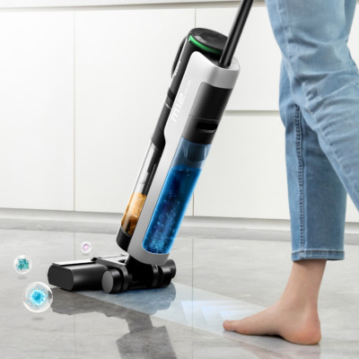 Máy Hút Bụi Lau Sàn Dreame M12 - Tự Động Vệ Sinh Cảm Biến Báo Vết Bẩn Lực Hút 14.000 Pa Công Suất 300 W - Hàng Chính Hãng