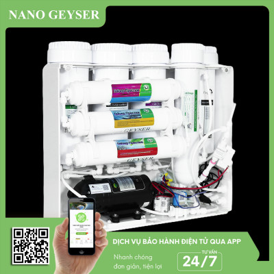 Máy lọc nước Nano Geyser ECO C8 công nghệ RO - Hàng Chính Hãng