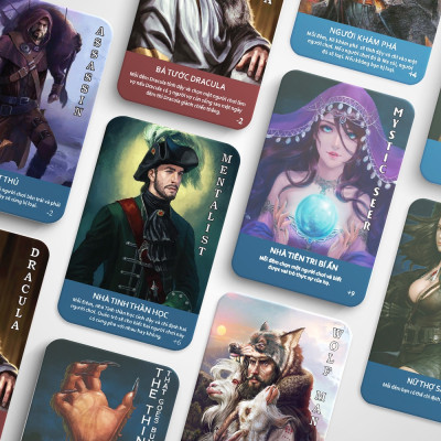 Boardgame Ma Sói Việt Hóa Trò Chơi Mở Rộng Cùng Bạn Bè Bộ Bài Ultimate Deluxe Edition 70 Lá Đầy Đủ Chức Năng