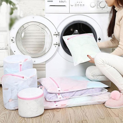 Túi lưới giặt quần áo dạng ống Seiwa Pro - Made in Japan
