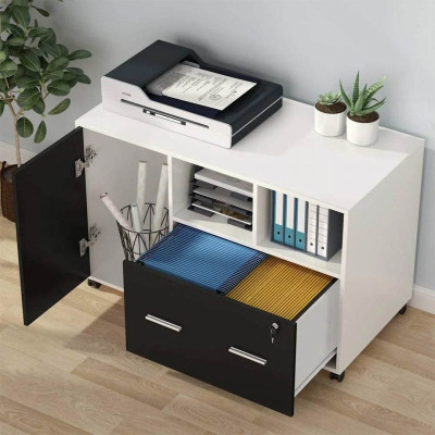 Kệ để máy in gỗ hiện đại SMLIFE Protoman