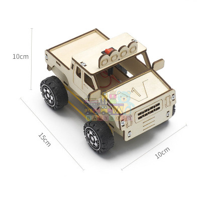 [Kèm Pin] Bộ Đồ Chơi Khoa Học Tự Làm Xe Địa Hình, Bộ Đồ Chơi Lắp Ghép STEM Mô Hình Xe Địa Hình , Bộ Đồ Chơi Gỗ Cao Cấp Khoa Học Tự Làm DIY Wood Steam