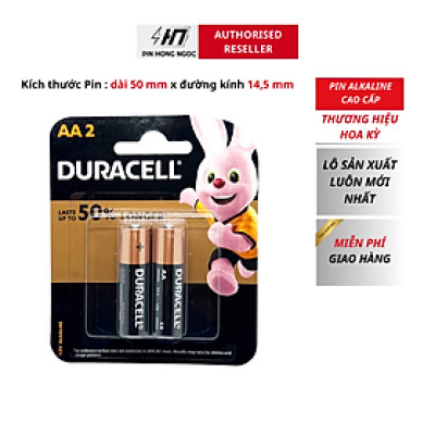 Pin AA , Pin AAA 1,5V DURACELL Alkaline Battery Coppertop Siêu Bền ( Pin Vàng Đen ) - Hàng chính hãng