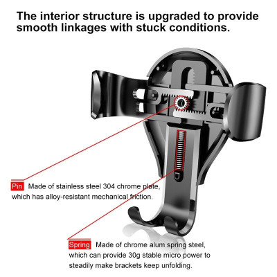 Giá đỡ Baseus Osculum Type Gravity Car Mount SUYL-XP hít chân không trên xe hơi- Hàng Chính Hãng