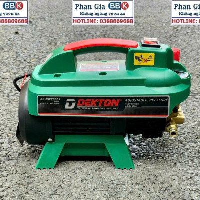 Máy Rửa Xe Chỉnh Áp Dekton DK-CWR3001 - Công Suất 3000W Áp Lực Cao - Thế Hệ Mới - Bảo Hành 12 Tháng