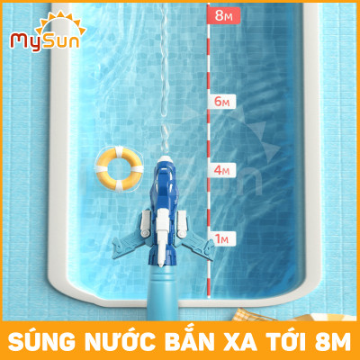 Súng nhựa bắn nước xịn đồ chơi trẻ em, phun áp lực cao cho bé cỡ lớn