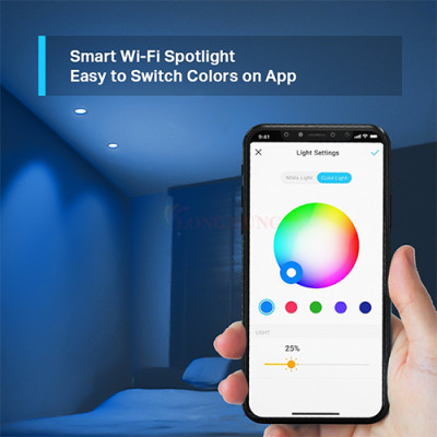 Đèn Spotlight Wi-Fi TP-Link Tapo Smart Wifi Muticolor L630 - Hàng chính hãng