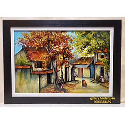 12 mẫu tranh sơn mài Phố Cổ Hà Nội