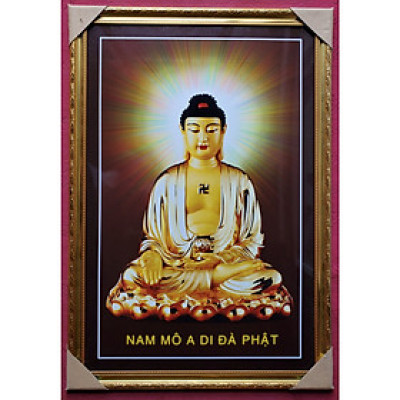 TRANH IN DẦU - PHẬT ADIDA -PHẬT TÍCH CA -PHẬT DƯỢC SƯ -PHẬT BỒ TÁT (Khổ 70*100CM)
