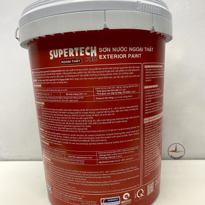 Sơn nước Toa Supertech ngoại thất màu vàng 7930 _ 18L