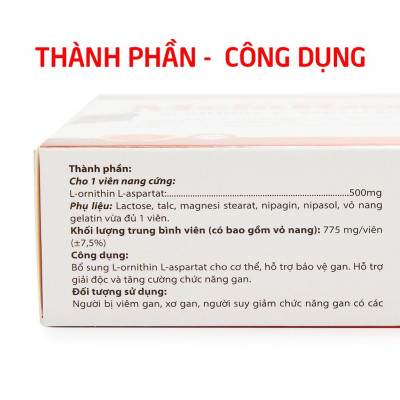 Combo 2 Hộp Meloroxtech L-ornithine L-aspartat giảm men gan, xơ gan, gan nhiễm mỡ - 30 viên