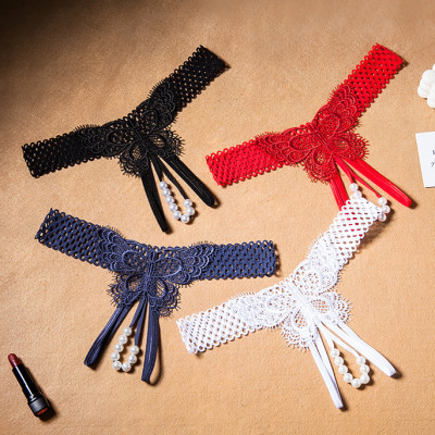 Quần lót lọt khe xuyên thấu cạp lỗ Hàn Quốc