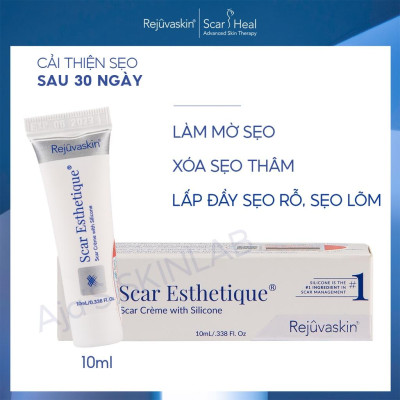 Kem làm mờ sẹo thâm, lấp đầy đầy và phục hồi da Scar Esthetique REJUVASKIN 10ml - AJA