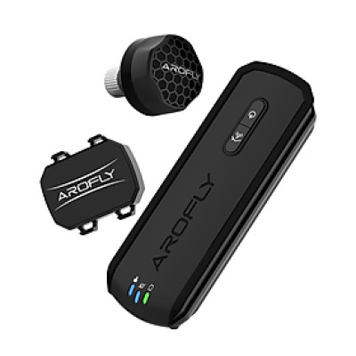 AROFLY LINK A1 - The Smallest and Most Affordable POWER METER, Connects with other Bike Computers via ANT+ or Bluetooth